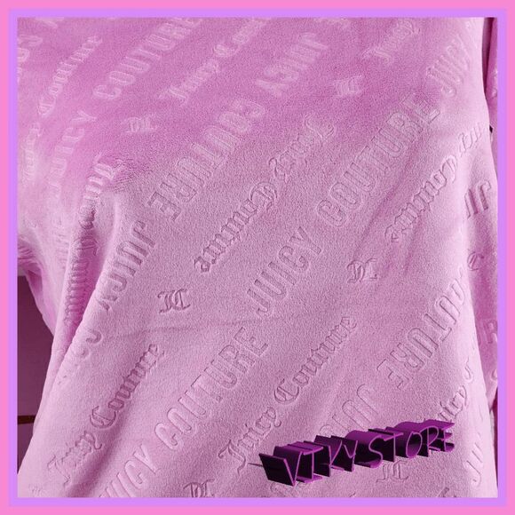 NWT {Juicy Couture} 2 Pieces Lavender Velour Pajama Pants & Pullover Large NWT - Picture 7 of 10